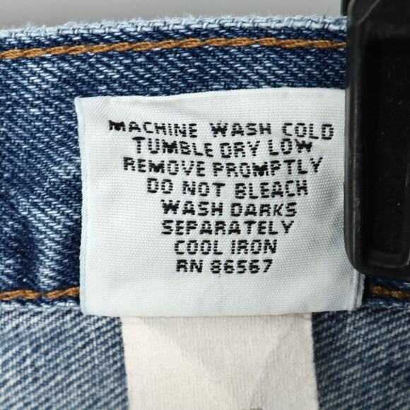 Agolde Jeans Womens 26 Waist Blue Cotton Denim Crop Customized Patchwork AG - Picture 16 of 16